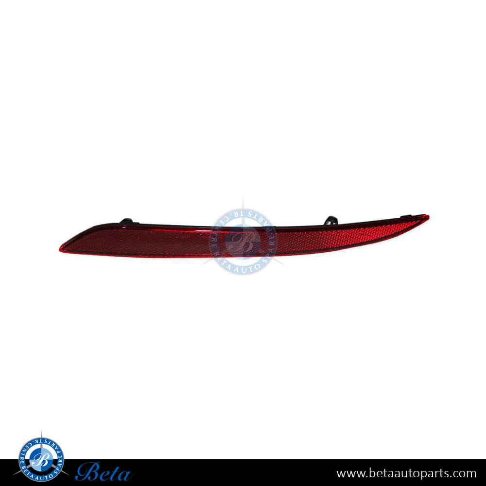 Left Side Rear Bumper Reflector for Tesla Model S 2012-2016 models, Part Number 6007705-00-D Left Side Rear Bumper Reflector for Tesla Model S 2012-2016 models, Part Number 6007705-00-D